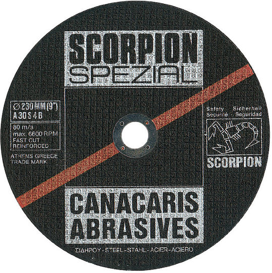 Scorpion Metal Cutting Disc Straight Φ180*3mm
