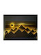 Illuminated Wooden Panel 0.50m X 1.00m X 0.13m