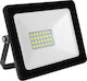 LED Flood Light 20W 220-240VAC 6500K 1600lm QY-2502