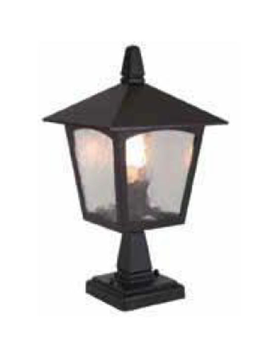 Außenstehlampe aus Aluminium Quadratisch Gold-Schwarz 11281503
