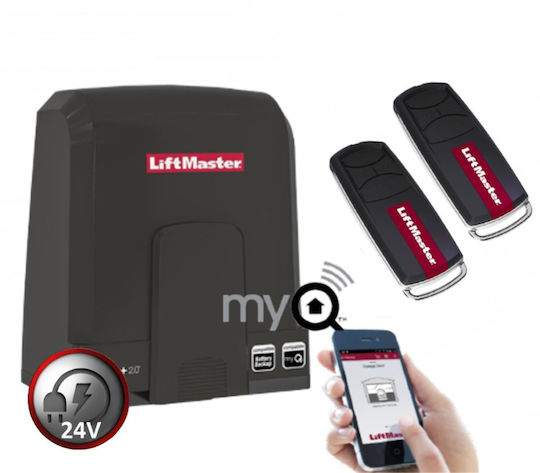 Liftmaster Sl 400 Evk Μηχανισμός Κίνησης Συρόμενης Γκαραζόπορτας 400kg Μέγ Βάρος Κρεμαγιέρα Χωρίς Κρεμαγιέρα