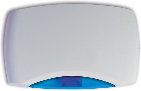 Alarm-Sirene Außenbereich Blau Flash-as580