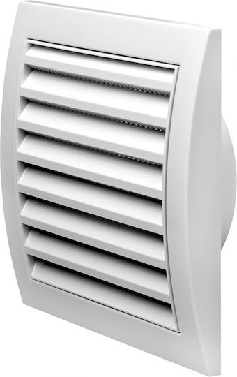 Europlast Nd10 Plastic Ventilation Louver Protective Mesh 14.8x15.3cm