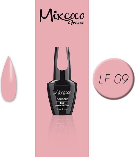 Mixcoco Lf-09 Gel Nagellack Rosa-Nude Kühles 15ml