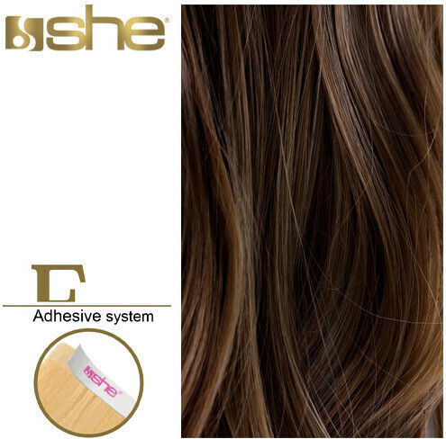 She Hair Extension Tape So.cap Exs8619 Natural 55-60cm No 6