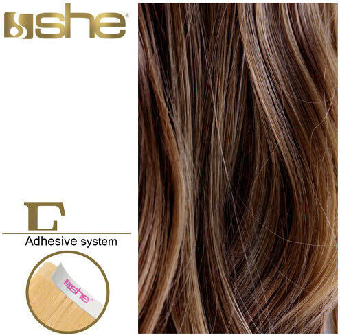 She Hair Extension Tape So.cap Exs8619 Natural 55-60cm No 10