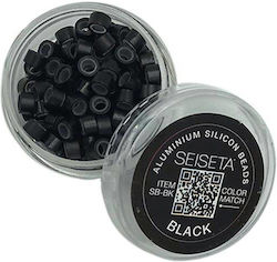 Micro Rings Seiseta Black 150pcs