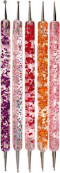 Nail Art Dotting Tools 5 Dimensions