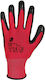 Soho No10 Black-Red Work Gloves