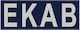 EKAB Back Badge Letters