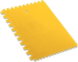 Шпатула Dekor Пластмасова Назъбена Квадратно Зъбче 180x135mm 15196