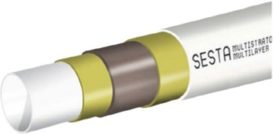 Mehrschichtiger Pex Al Pex Wasser- und Heizungsrohre Ø32x3 Ohne Isolierung Sesta 805508