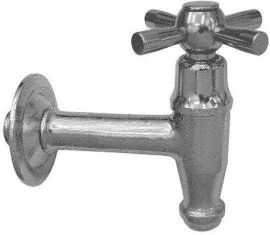 Outdoor Faucet 00269 Chrome Rosette Connector 1/2 Inch