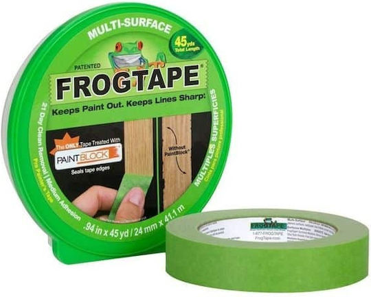 Frogtape Verde 24mmx41m Bandă Adezivă Multifuncțională Paintblock