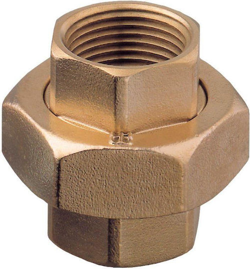 Straight-Tapered Union Pipe Niple Fittings Female-Male Brass 1 1/4"