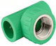 Female Green Pipe Tee Φ25x3/4'' 007-008-631