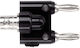 Pomona 1269 Bnc F To Double Stacking Banana Plugs