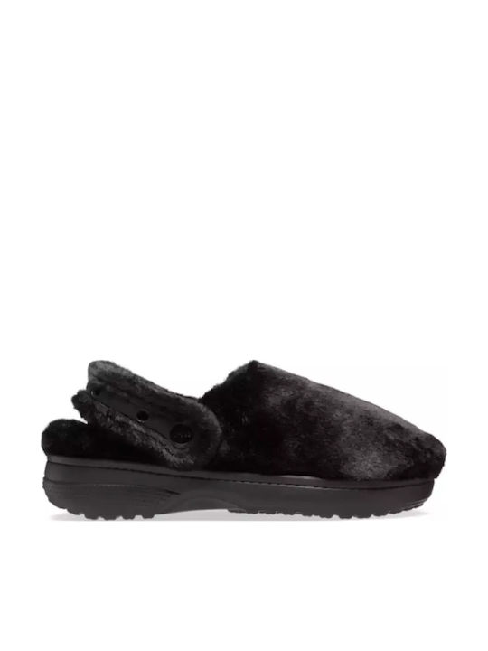 Unfurgettable Closed Women's Slippers Black