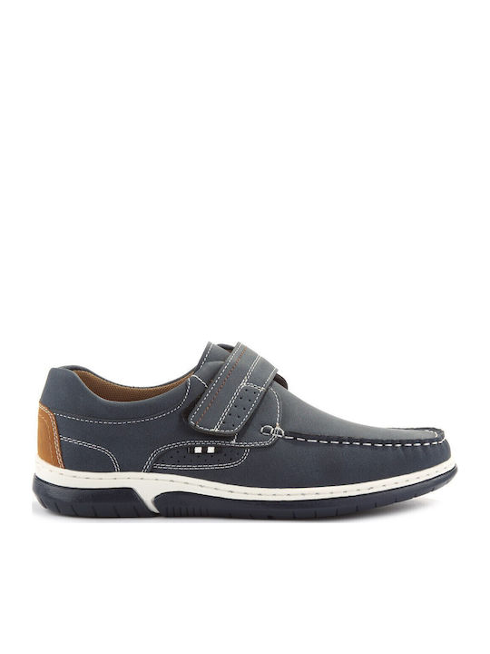 Men's Synthetic Leather Casual Shoes Blue