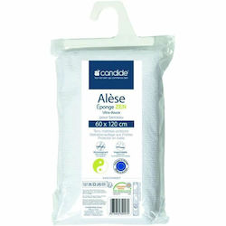 Candide Fitted Waterproof Crib Mattress Protector White