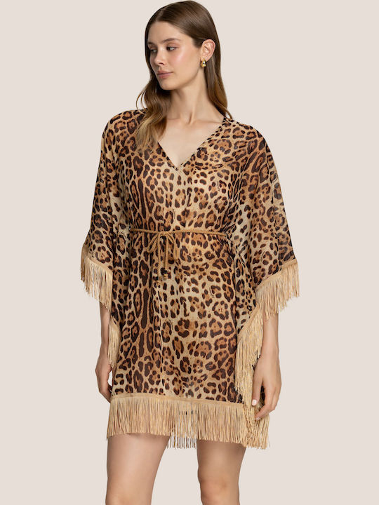4Giveness Gold Beachwear Caftan