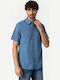 Men's Short Sleeve Shirt Tiffosi 10049965 Light Blue