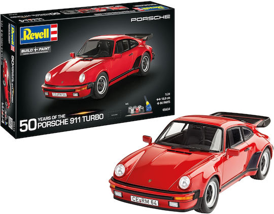 Revell Gift Set Porsche 911 Turbo 50th Anniversary Scale 1:24 05634