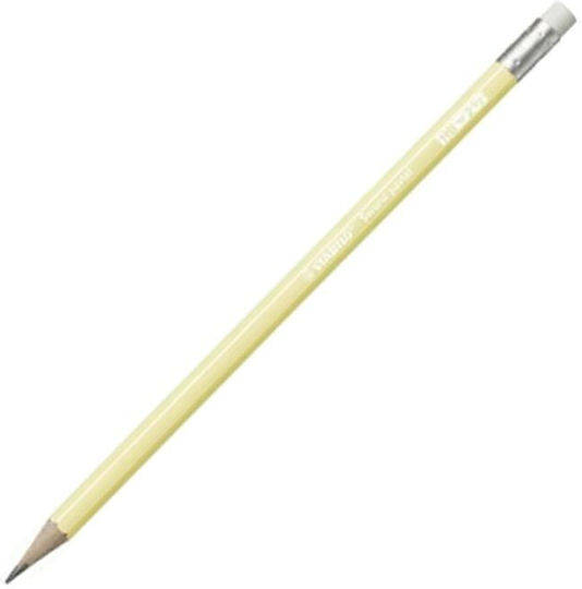 Pencil Eraser Hb Swano Pastel 4908/01 Yellow Stabilo