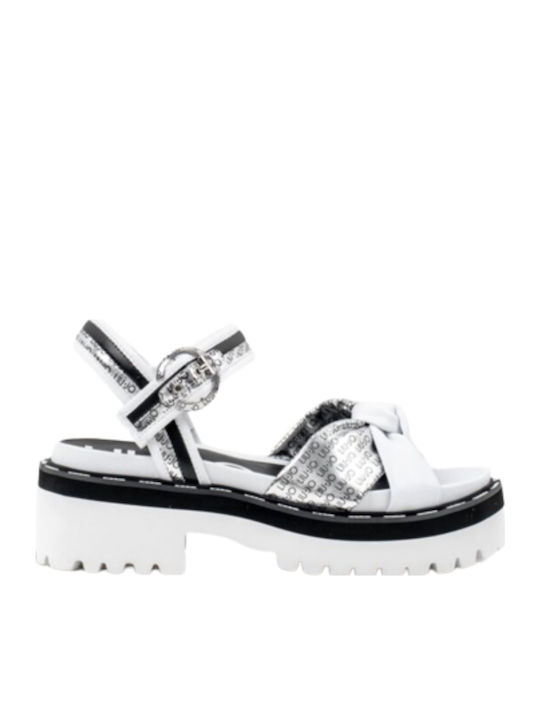 Liu Jo Pink Summer 8-sandal White Γυναικείο