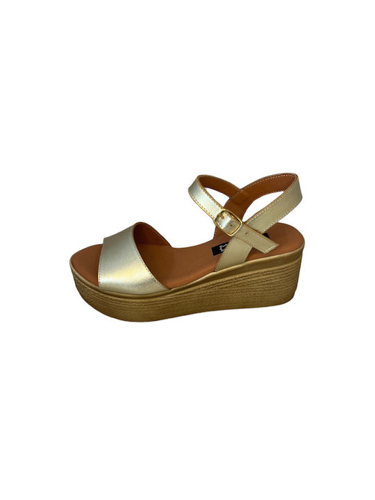 Γυναικεία Πλατφόρμα Elshoes El-716 Χρυσό