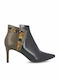 Menbur Stiefelette Schwarz Lime 020889 79