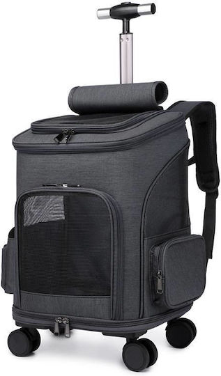 Denik Pets Dog/Cat Carrying Gray Trolley L49xW33xH26cm