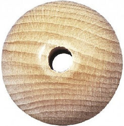 Bala din Lemn Diametru 18mm Gaura 4mm