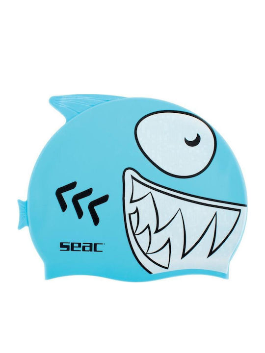 Σκουφάκι Κολύμβησης Παιδικό Σιλικόνης Fancy Shark Seac