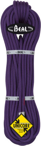 Beal Wall Master Vi 10.5mm Unicore 50m Purple Climbing Rope 50 m Bc105w.50.v