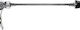Novatech Rear Wheel Lock Aluminum 135mm 321025 Silver