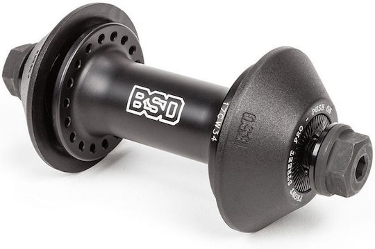Bsd Street Pro V2 Front Bicycle Hub Black