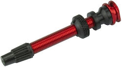 Presta Tubeless Valve Campa Bros Ust 50mm Red