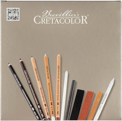 Cretacolor Σετ Ζωγραφικής Ξύλινο 25τμχ