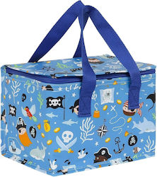 A Little Lovely Company Hand Lunch Bag Light Blue 16x16x23cm