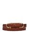 Damen Gürtel Damen Strick Taubbraun Jf07-tan