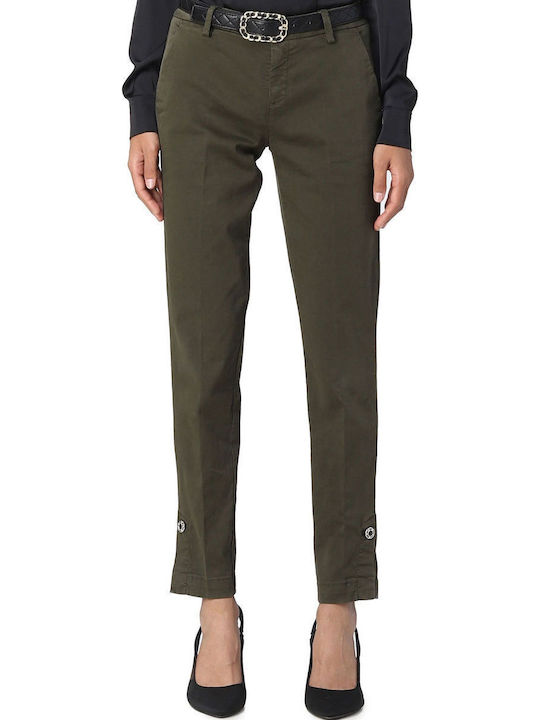 Liu Jo Fabric Chino Chic Reg W Simple Wf2363t8191 Women's Trousers