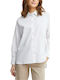 Fransa Shirt Long Sleeve Frpop Sh 3 20611665_white Γυναικείο