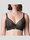 Prima Donna Σουτιέν Vya Plunge Bra Μαύρο 0163332 Μαύρο