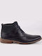 Giacomo Carlo Boot Blue 100% Leather Laces Regular Fit Js 4144.blue