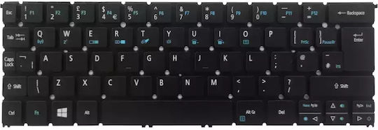 Задно Осветена Лаптоп Клавиатура Acer MP-13C63U4J4421 US Mentor Premium