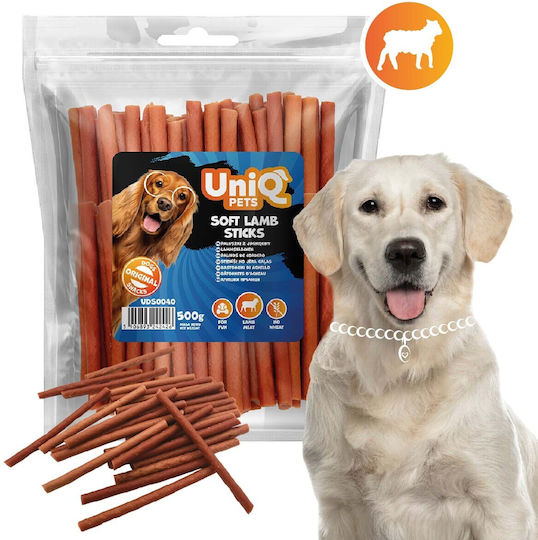 Uniq Dog Stick Treats with Lamb 500gr