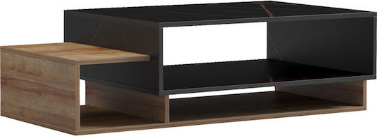 Central Coffee Table Dekost Oak with Black Marble