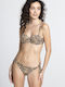 Strapless Bikini Top Μπεζ