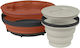 Set of Folding Containers X-seal & Go Set Large Rust Sand